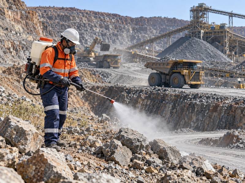 Mining fumigation
